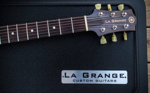La Grange custom hand built guitars - Wheel Burst - Red Cedar