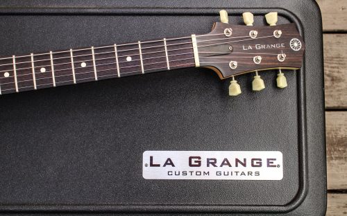 La Grange custom hand built guitars - Grand Wheel - Burst Mahogany