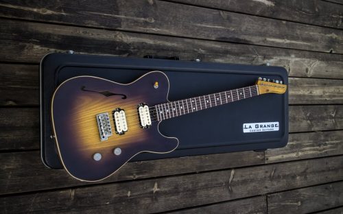 la Grange custom handmade guitars -  Tiger Burst