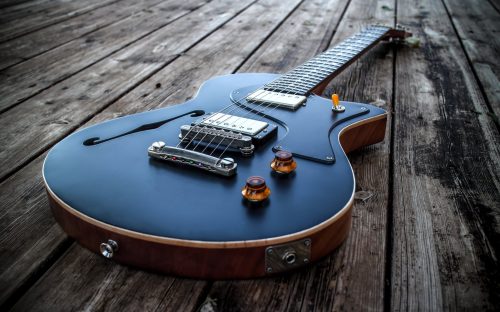 La Grange custom hand built guitars - Grand Wheel - Bubinga Black
