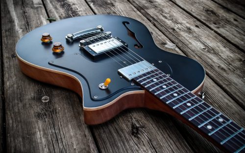 La Grange custom hand built guitars - Grand Wheel - Bubinga Black