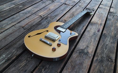 La Grange custom handmade guitars - Grand Wheel - Gold
