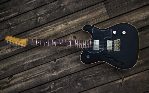La Grange custom handmade guitars - Black Panther
